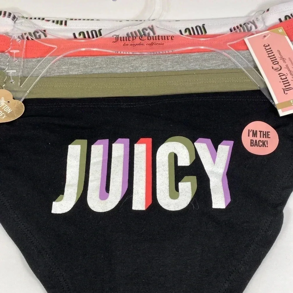 🆕 Juicy Couture Muti-Colored Bikini Panty Set